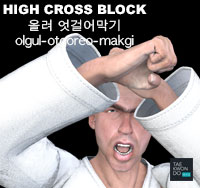 High Cross Block ( 올려 엇걸어막기 olgul-otgoreo-makgi )