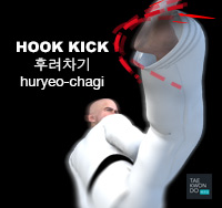 Hook Kick ( 후려차기 huryeo-chagi )