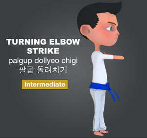 Kids Turning Elbow Strike (palgup dollyeo chigi)
