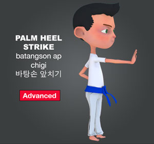 Kids Palm Heel Strike (batangson ap chigi)