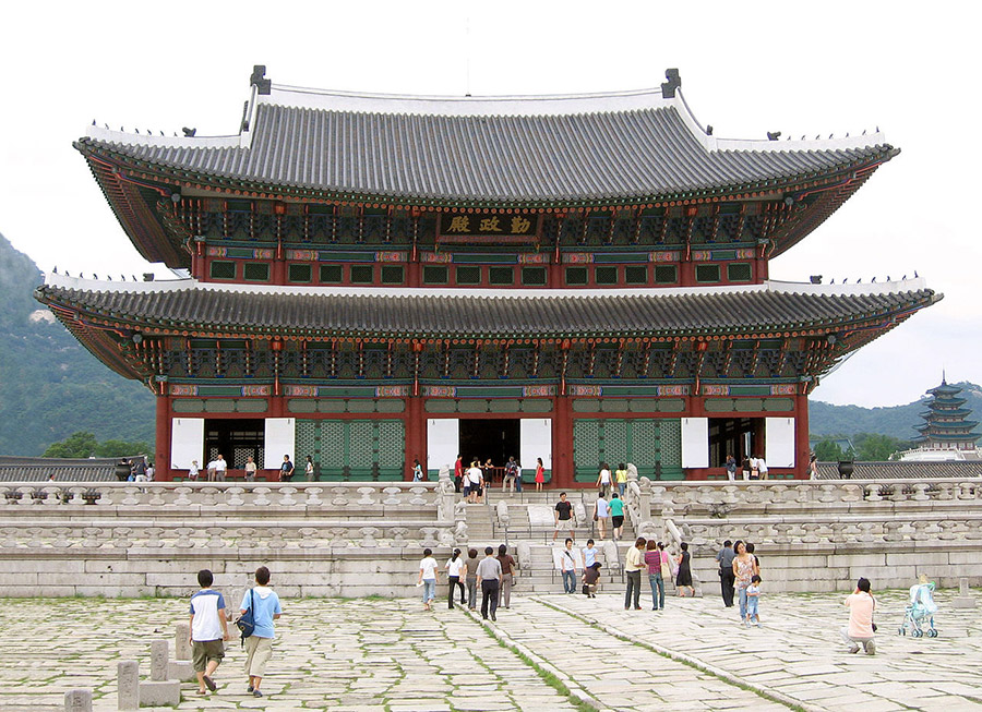 Gyeongbok Palace is the largest of the Five Grand Palaces built during the Joseon Dynasty.