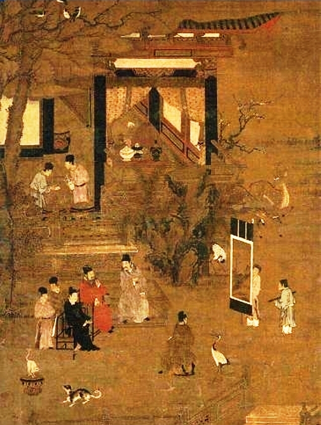 A Goryeo painting which depicts the Goryeo nobility