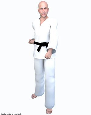 Taekwondo Walking Stance ( 앞서기 ap sogi )