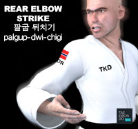 Elbow Rear Strike ( 팔굽 뒤치기 palgup-dwi-chigi )