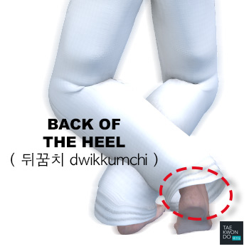 Back of the Heel ( 뒤꿈치 dwikkumchi )