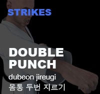 Taekwondo Double Punch ( 몸통 두번 지르기 dubeon-jireugi )