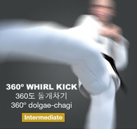Whirl Kick 360º ( 360도 돌개차기 360º dolgae-chagi )
