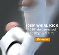 Whirl Kick 1080º ( 1080도 돌개차기 / 1080º dolgae-chagi )