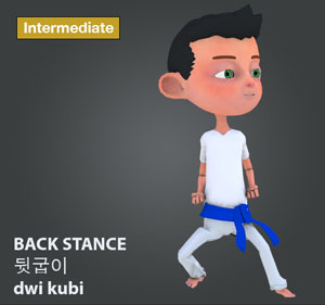 Back Stance ( 뒷굽이 dwi-kubi )