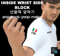 Inside Wrist Side Block ( 안팔목 옆막기 anpalmok-yeop-makgi )