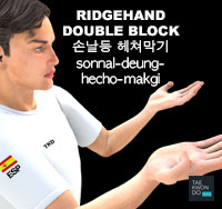 Ridgehand Double Block ( 손날등 헤쳐막기 sonnal-deung-hecho-makgi )