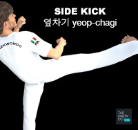 Side Kick ( 옆차기 yeop-chagi )