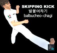 Skipping Kick ( 발붙여차기 balbucheo-chagi )