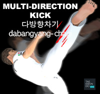 Multi-Direction Kick ( 다방향차기 dabangyang-chagi )